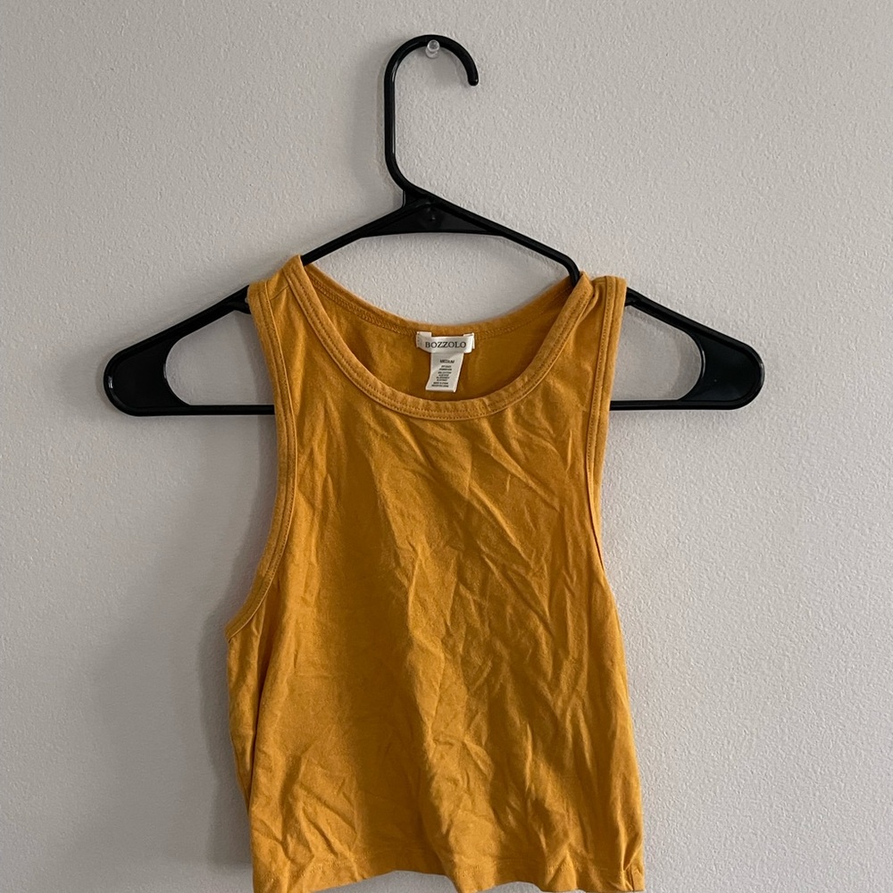 Mustard Yellow Tank Top